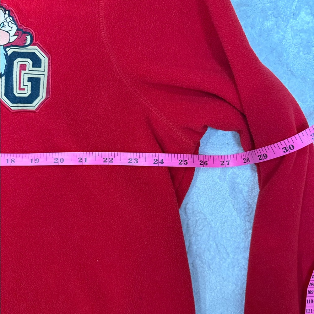 Disney Grumpy 7 Dwarfs Fleece‎ Quarter Zip Red XL Snow White Graphic - Picture 6 of 7